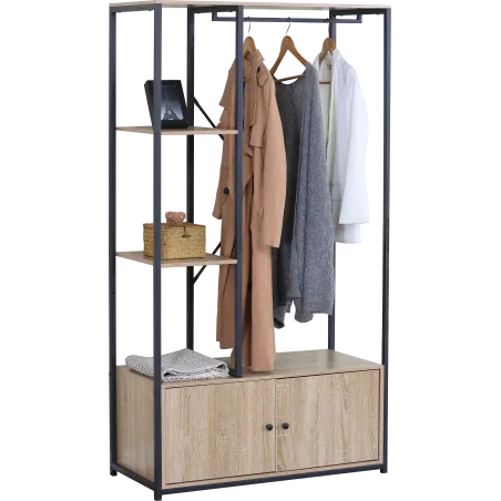 PENDERIE MOBILE AVEC ETAGERE & TIROIR