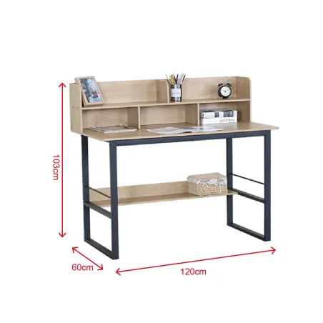 BUREAU AVEC ETAGERES MURALE & INFERIEURE