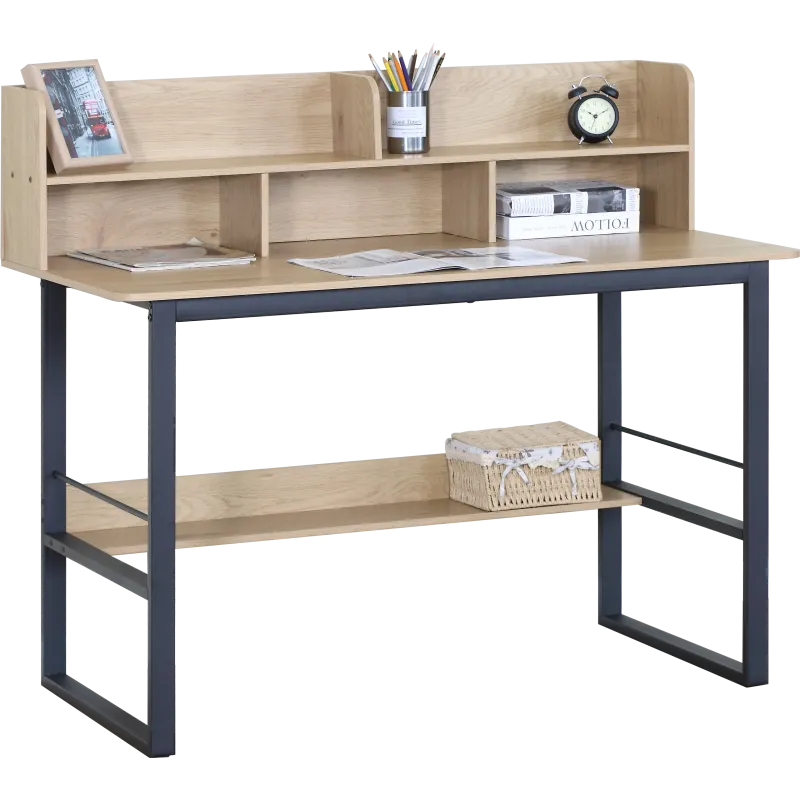 BUREAU AVEC ETAGERES MURALE & INFERIEURE