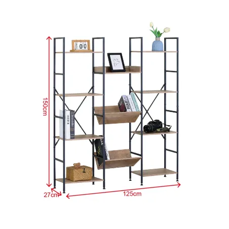ENSEMBLE D'ETAGERES MULTI-NIVEAUX