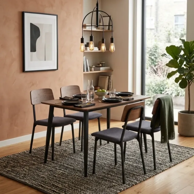 Ensemble table + 4 chaises