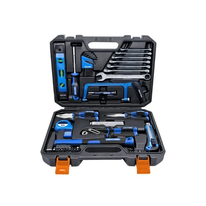 Coffret d'outils DEXTER 150 pièces - mallette complète pour bricolage