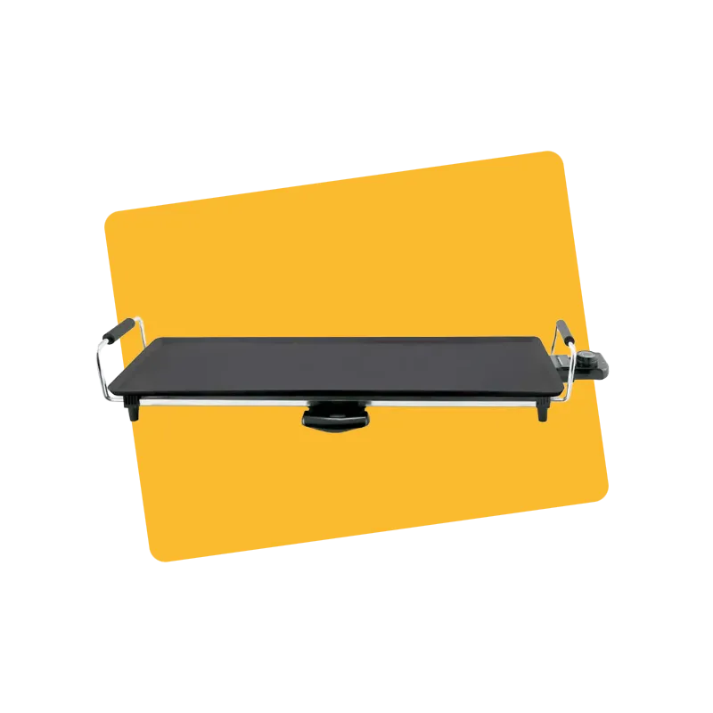 Plancha électrique XXL 1800W Noir - SCHNEIDER - ECLATD’ETE