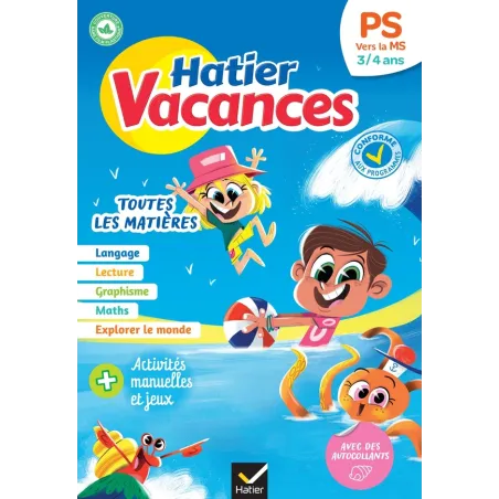 Hatier vacances : toutes les matières PS vers MS