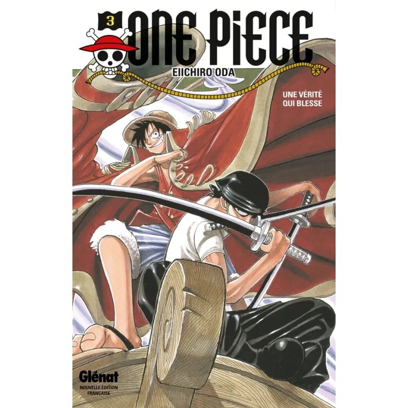 One Piece - édition originale Tome 3 : une vérité qui blesse - Eiichiro Oda - Glénat - Poche - ravate.com librairie reunion