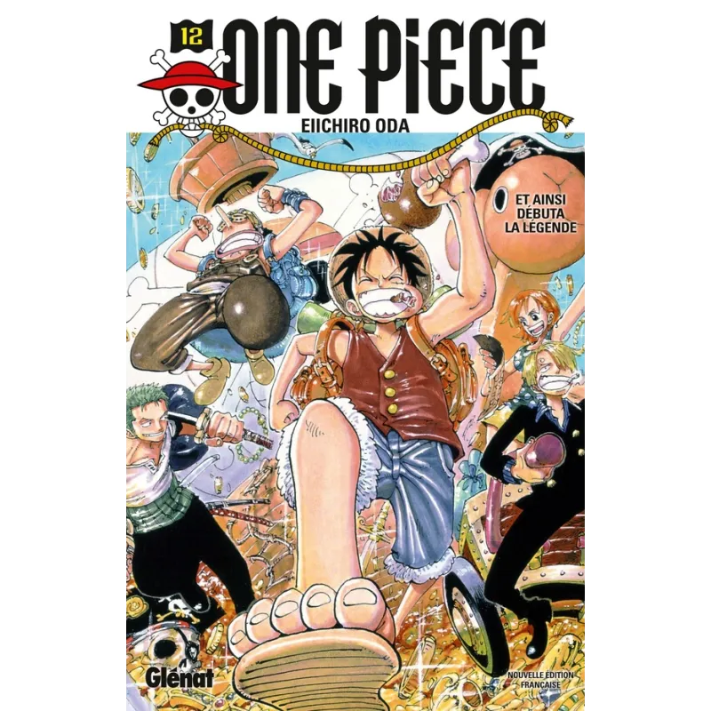 One Piece - édition originale Tome 12 : et ainsi débuta la légende - Eiichiro Oda - Glénat - Poche - ravate.com librairie reunio