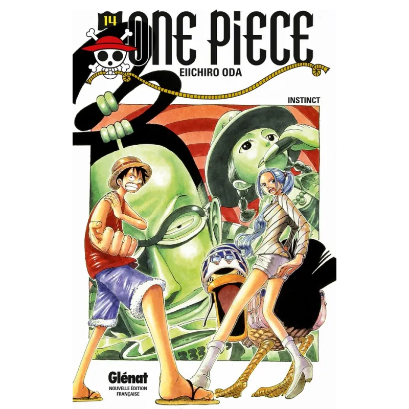 One Piece - édition originale Tome 14 : instinct - Eiichiro Oda - Glénat - Poche - ravate.com librairie reunion
