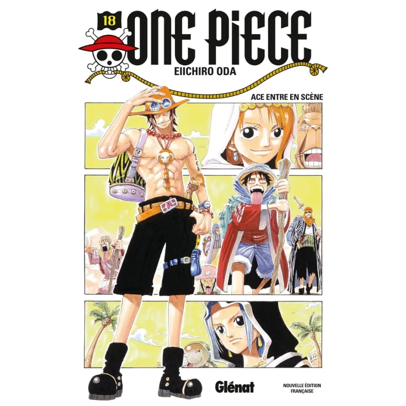 One Piece - édition originale Tome 18 : Ace entre en scène - Eiichiro Oda - Glénat - Poche - ravate.com librairie reunion