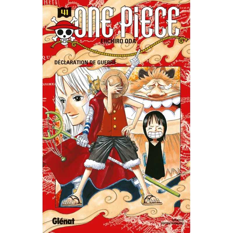 One Piece - édition originale Tome 41 : déclaration de guerre - Eiichiro Oda - Glénat - Poche - ravate.com librairie reunion