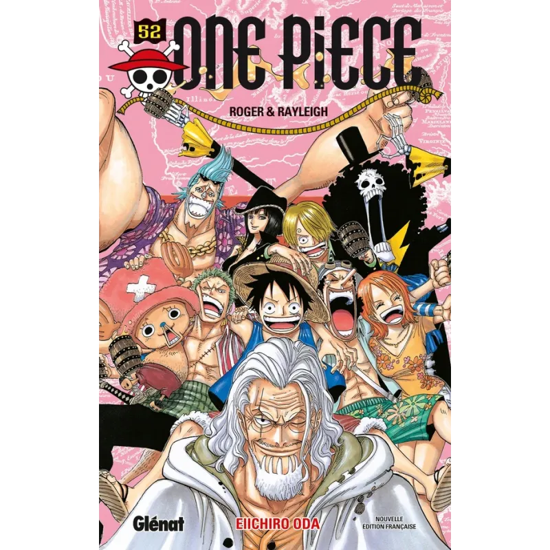 One Piece - édition originale Tome 52 : Roger & Rayleigh - Eiichiro Oda - Glénat - Poche - ravate.com librairie reunion