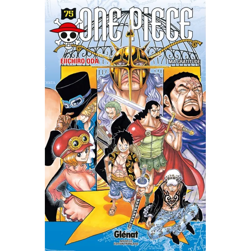 One Piece - édition originale Tome 75 : ma gratitude - Eiichiro Oda - Glénat - Poche - ravate.com librairie reunion