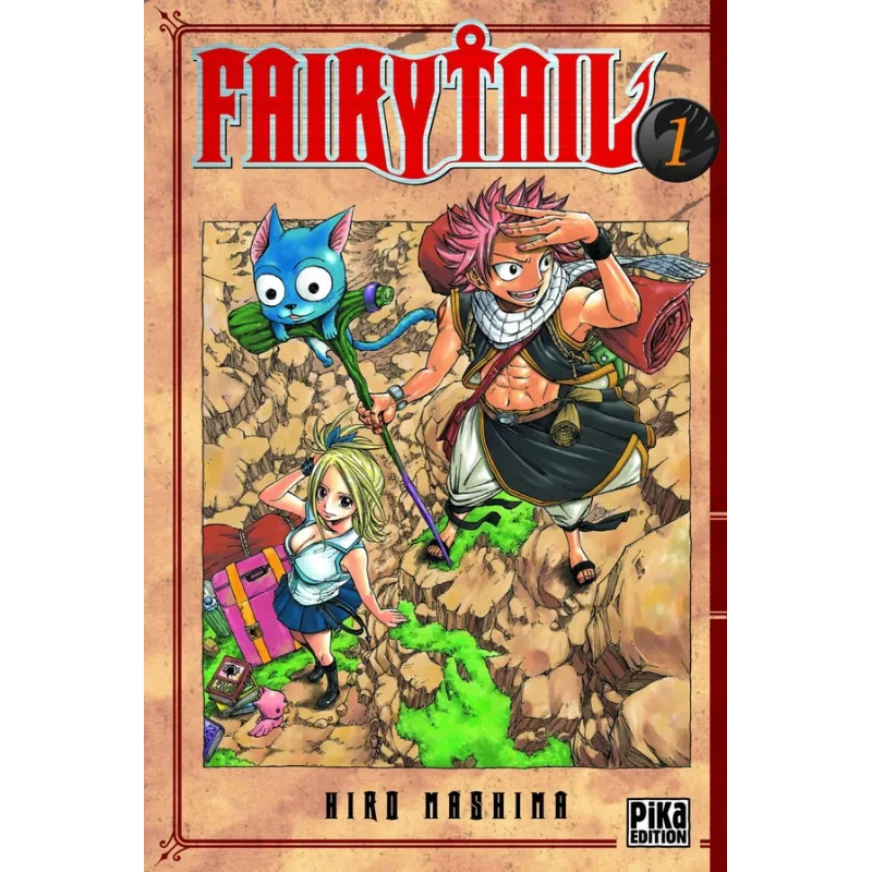 Fairy Tail Tome 1 - Hiro Mashima - Pika Édition - Poche - ravate.com librairie reunion