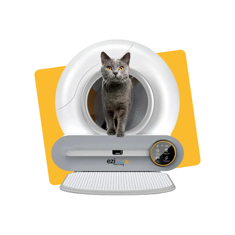 Litière robot autonettoyante connectée Blanc - EZICLEAN - CATBOT K8I