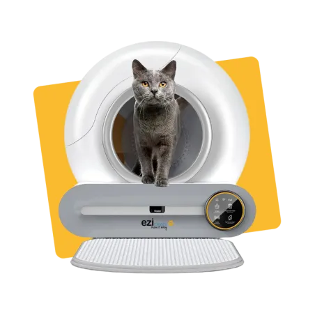Litière robot autonettoyante connectée Blanc - EZICLEAN - CATBOT K8I