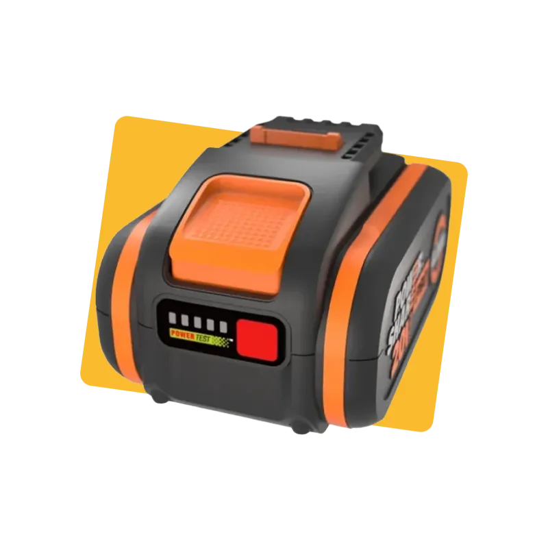 Batterie Pro 20V 4.0 Ah haute capacité avec indicateur Noir/Orange - WORX