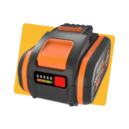 Batterie Pro 20V 4.0 Ah haute capacité avec indicateur Noir/Orange - WORX