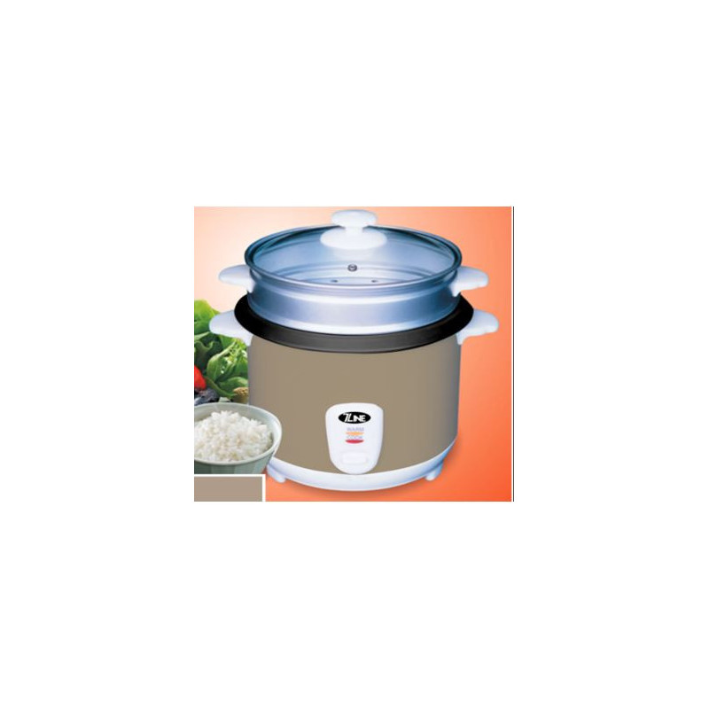 Cuiseur à riz 1,8L 2800W taupe - 7LINE - RC-8TPI