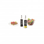 Bouteille d’Huile/Vinaigre en Verre et Acier