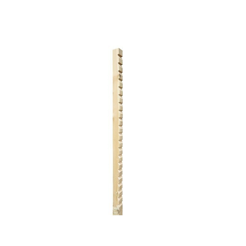 POTEAU ENTAILLE V 90 X 90 X 2000 MM