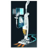 Nettoyeur vapeur 2en1 Clean and Steam multi ROWENTA - RY8561WH