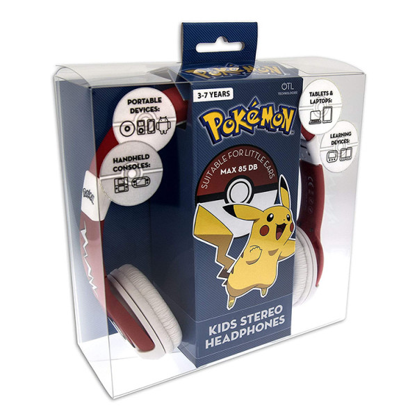 Casque Audio Pokémon Pokeball Rouge et Blanc  OTL Technologies  - 76570014921