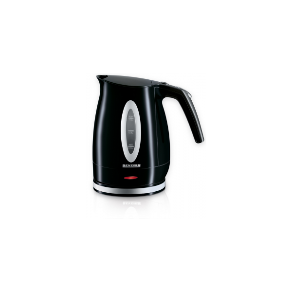 BOUILLOIRE SEVERIN 1L NOIR/METAL 3374