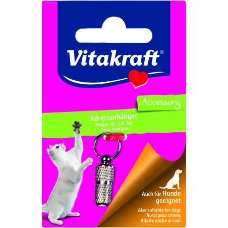 Porte adresse tag collier madaillon chien et chat VITAKRAFT