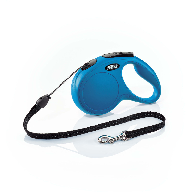 LAISSE CORDE 5M BLEU T.M CLASSIC - CHIEN FLEXI
