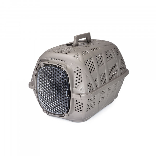 Cage Transport Chien et Chat Marron - IMAC