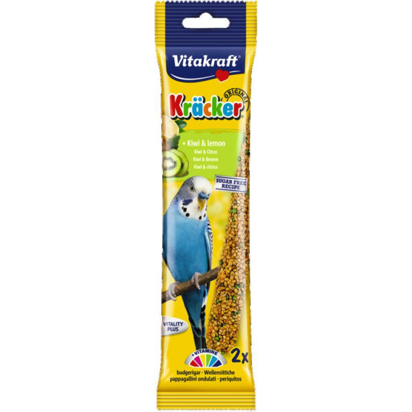 KRACKER KIWI CITRON PERRUCHES 2 PIECES OISEAU VITAKRAFT