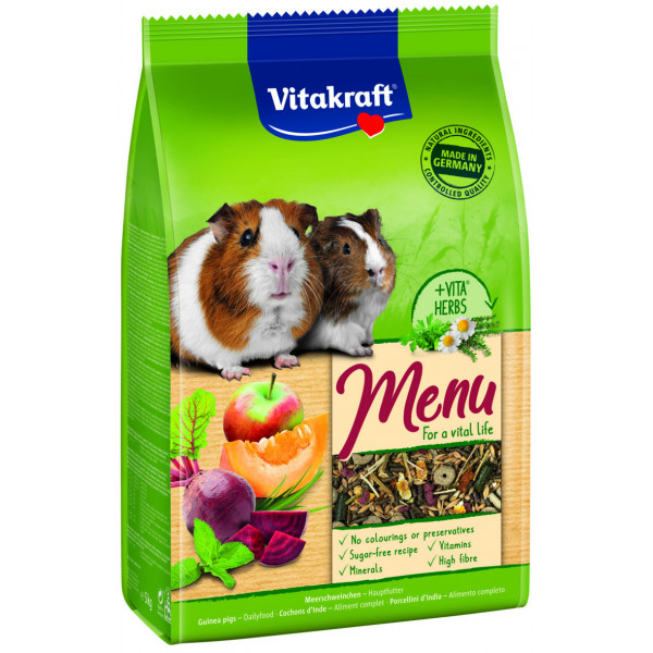 ALIMENT MENU VITAL COCHONS D'INDE 5KG - RONGEUR VITAKRAFT