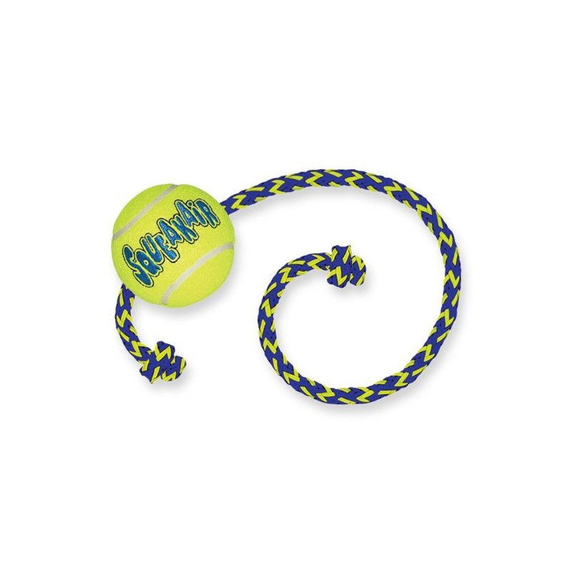 Jouet Chien Balles Tennis AirDog Squeaker Avec Corde M KONG