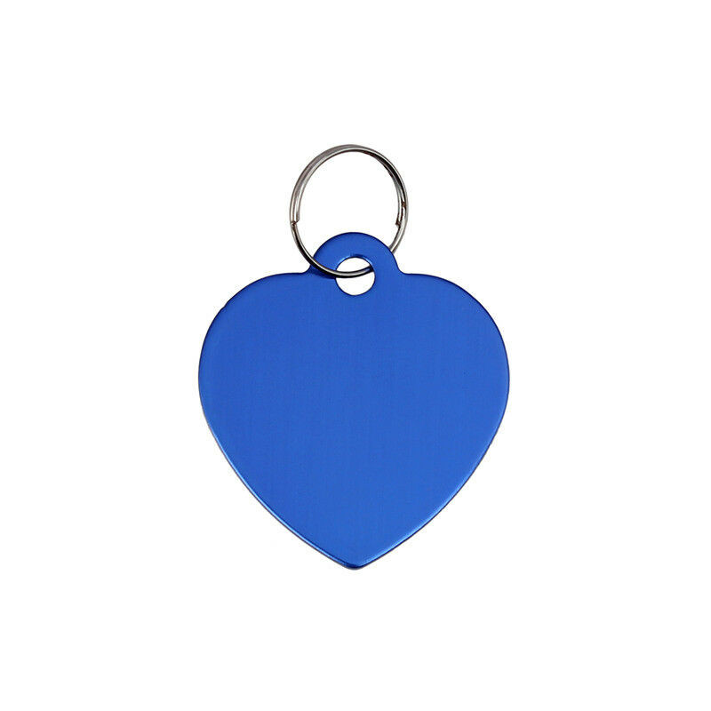 Aluminium Coeur Medium Bleu Taille M Chien Et Chat gee Ravate Com