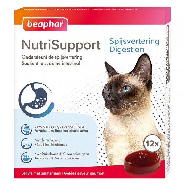 Comprimés Digestion Intestinal Nutrisupport Chaton/Chat Beaphar
