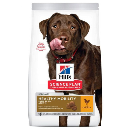 CROQUETTE ADULTE LARGE BREED MOBILITY 12 KG CHIEN HILL'S SCIENCE PLAN