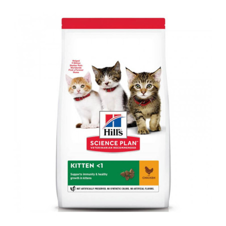 Croquettes Chaton  Kitten Poulet 3 kg HILL'S SCIENCE PLAN