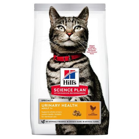 Croquettes Chat Urinary Health Poulet 1.5KG HILL'S SCIENCE PLAN