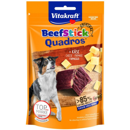FRIANDISE BEEF STICK¬ QUADROS + FROMAGRE 70G CHIEN VITAKRAFT