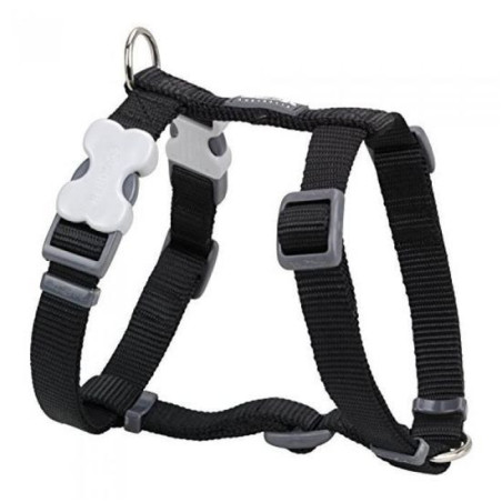 Harnais medium uni noir taille M (20mm) chien RED DINGO
