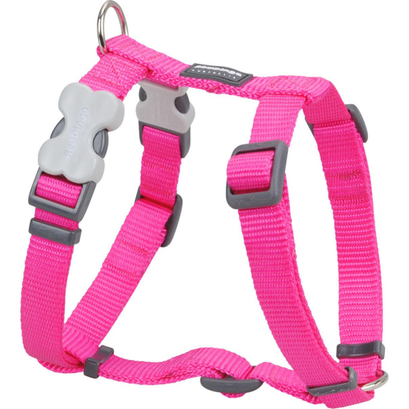 Harnais medium uni rose Flashy taille M (20mm) chien RED DINGO