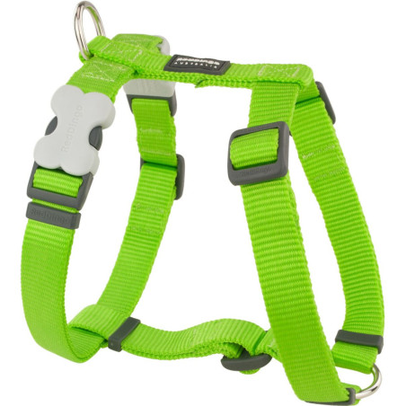 Harnais medium uni vert Anis taille M (20mm) chien RED DINGO