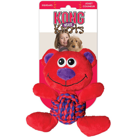 Jouet Weave Knots Ours Medium Chien Kong