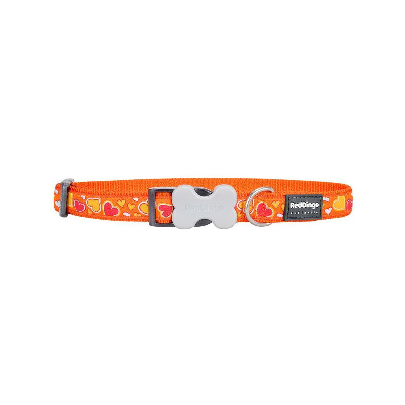 Collier Chien Breezy Love Orange L 25 mm RED DINGO