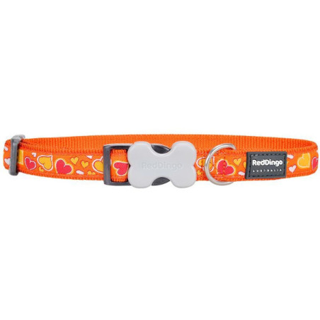 Collier Chien Breezy Love Orange L 25 mm RED DINGO
