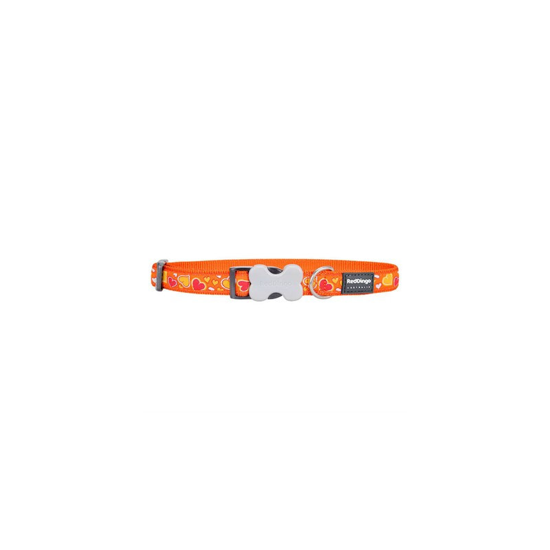 Collier Chien Breezy Love Orange M 20 mm RED DINGO