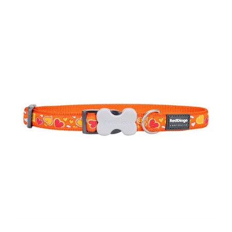 Collier Chien Breezy Love Orange M 20 mm RED DINGO