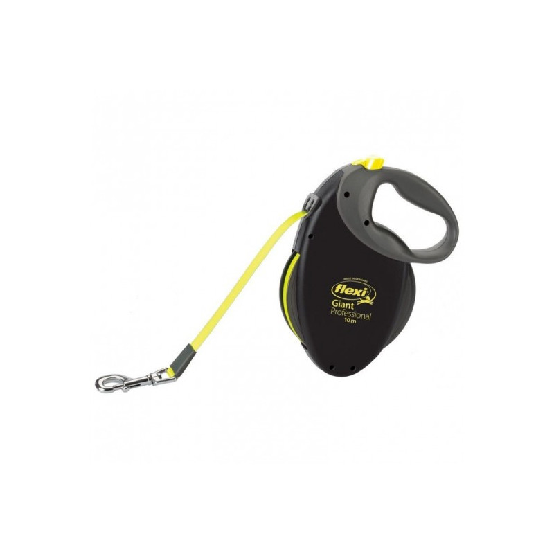 Laisse pour Chien Giant Professionel sangle L Noir 10M FLEXI