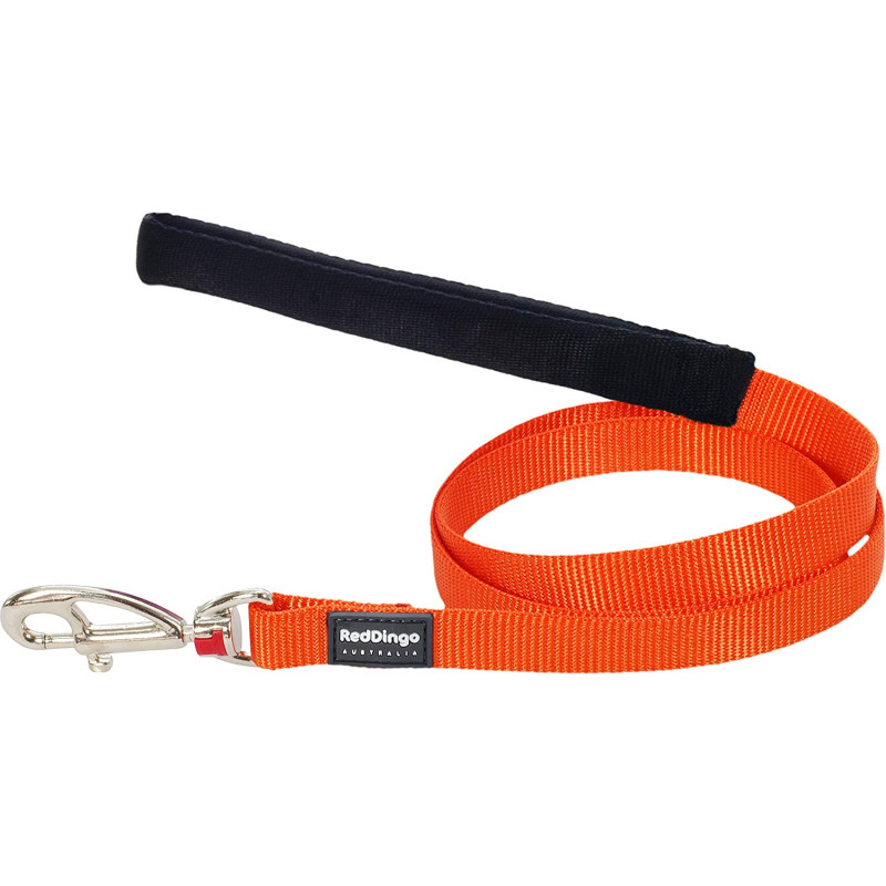 Laisse Chien XSmall Orange Uni  12 mm RED DINGO