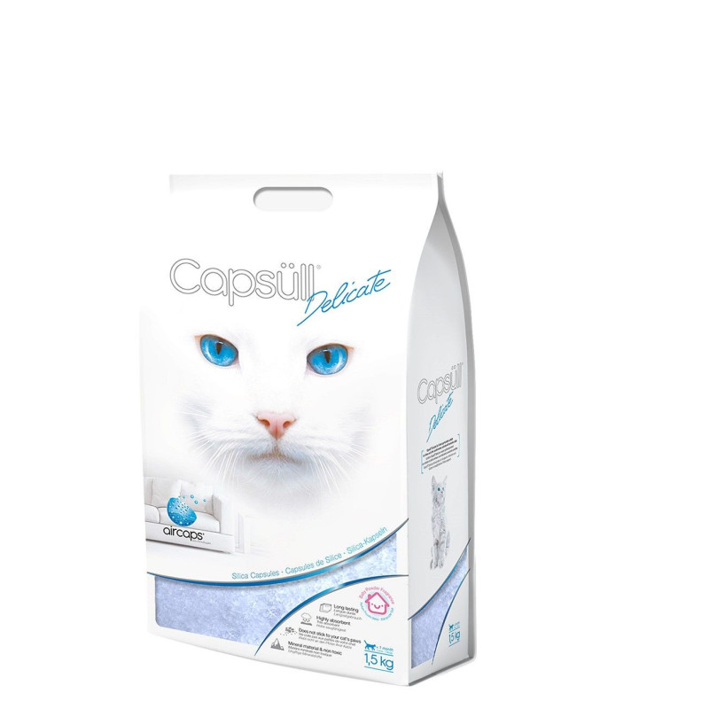 Litière Delicate Baby Powder 1.5kg Chat Capsüll