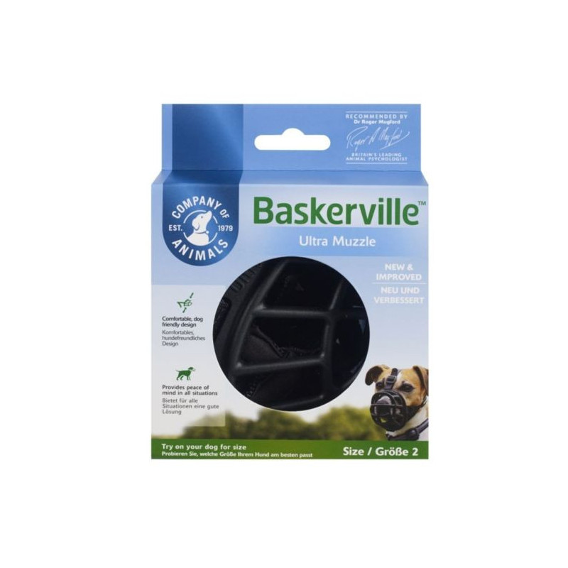 Muselière Chien Baskerville T 2 COMPANY OF ANIMAL'S